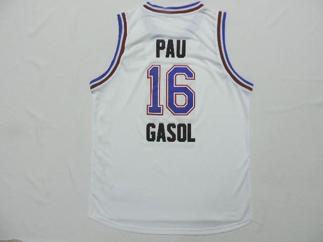 NBA Chicago Bulls #16 Pau White All Star Jersey