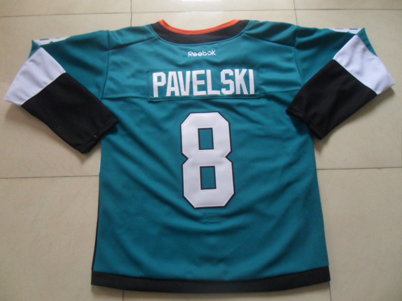 NHL San Jose Sharks #8 Pavelski Blue Jersey with C Patch