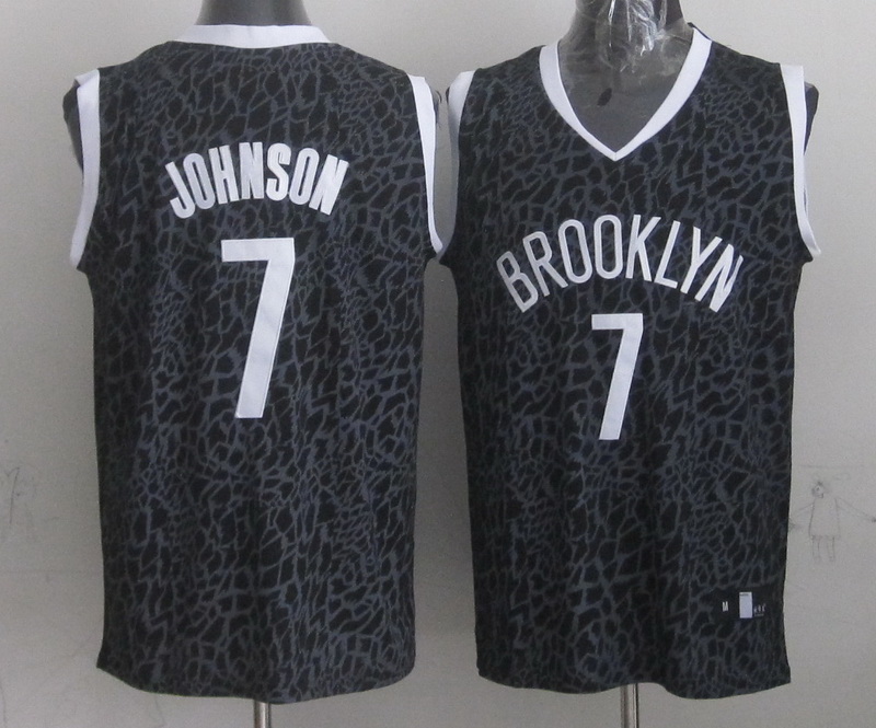 NBA Brooklyn Nets #7 Brooklyn Black Zebra Jersey
