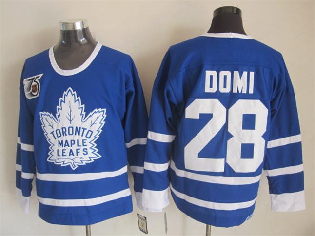 NHL Toronto Maple Leafs #28 Domi Blue Jersey