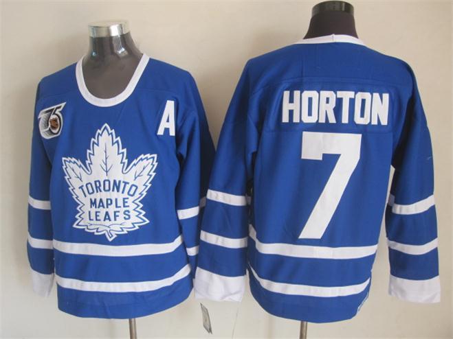 NHL Toronto Maple Leafs #7 Horton Blue Jersey with A Patch