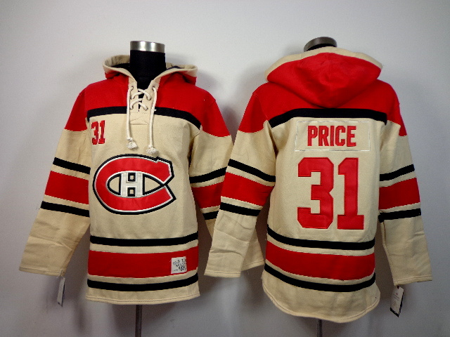 NHL Montreal Canadiens #13 Price Yellow Red Hoodie