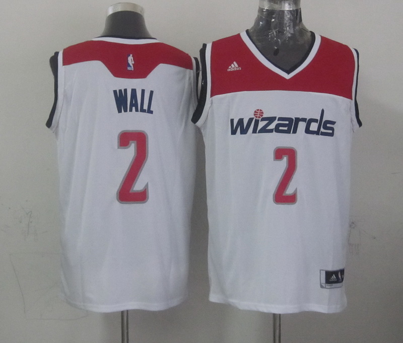 NBA Washington Wizards #2 Wall White New Jersey