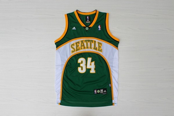 NBA Seattle SuperSonics #34 Allen Green Jersey