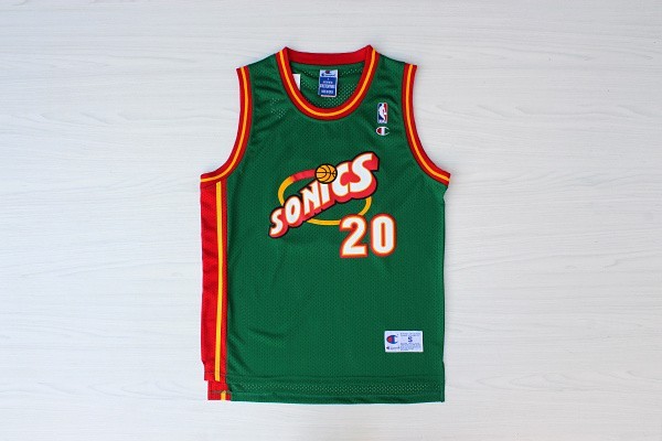 NBA Seattle SuperSonics  Green #20 Payton Jersey