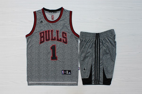 NBA Chicago Bulls #1 Rosa Black Fashion Jersey Suit