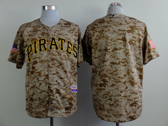 MLB Pittsburgh Pirates Blank Camo Jersey