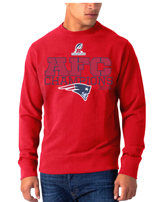 Mens New England Patriots Nike Red Color AFC Hoodie