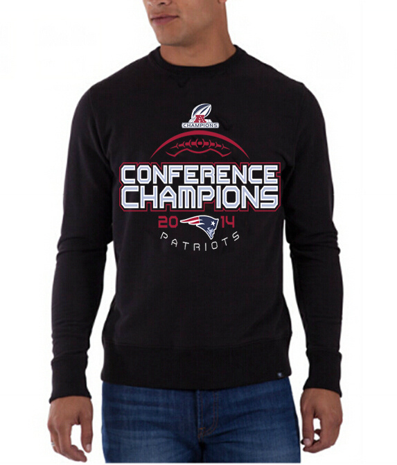 2014 Mens New England Patriots Nike Black AFC Hoodie