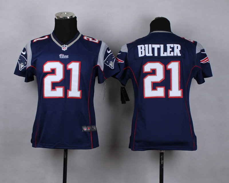 Nike New England Patriots #21 Butler Blue Youth Jersey