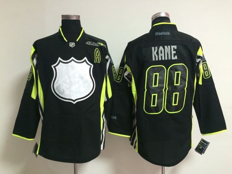 2015 NHL All Star #88 Kane Black Jersey with A Patch