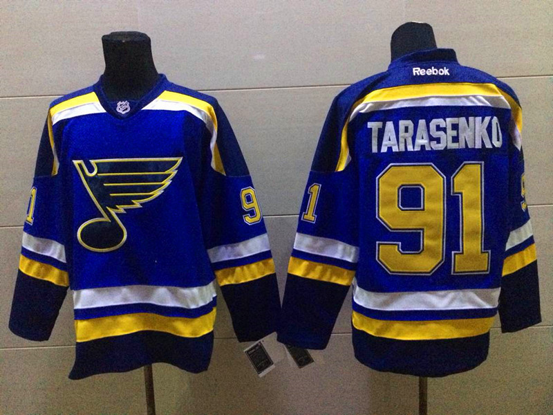 NHL St.Louis Blues #91 Tarasenko Blue Jersey