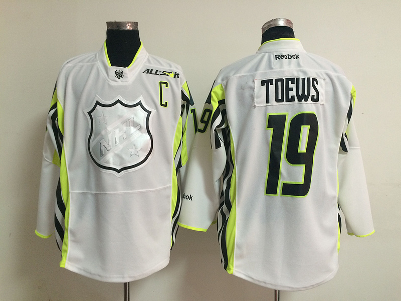 2015 NHL All Star #19 Toews White Jersey with C Patch