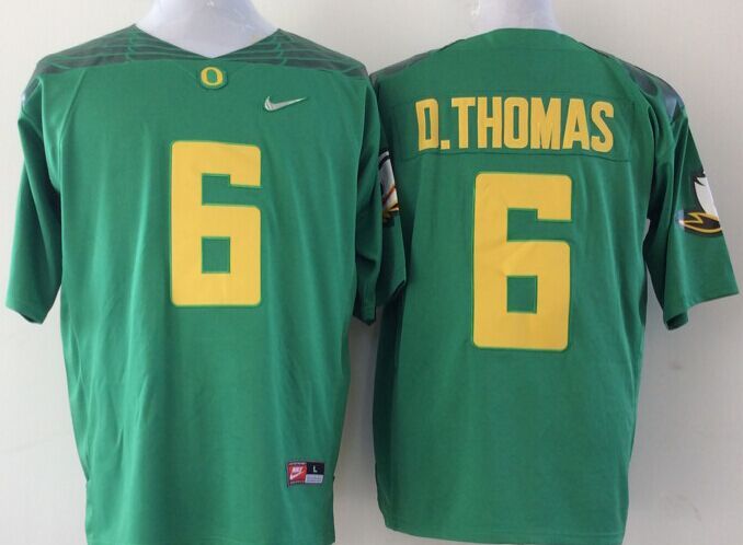 Nike Oregon Ducks #6 DeAnthony Thomas Green Limited Men NCAA Stitched Jersey