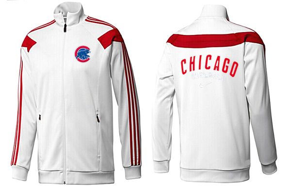 MLB Chicago Cubs White Red  Jacket