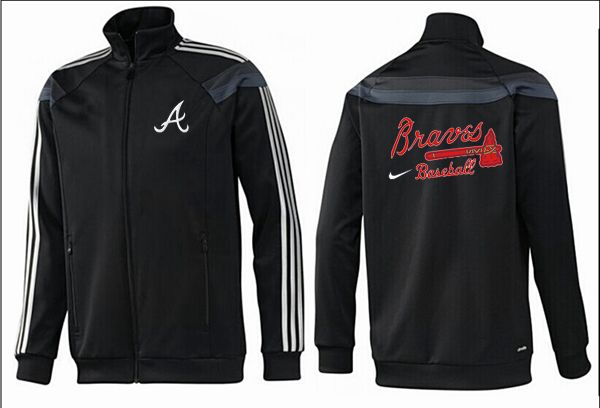 MLB Atlanta Braves Black Jacket 4