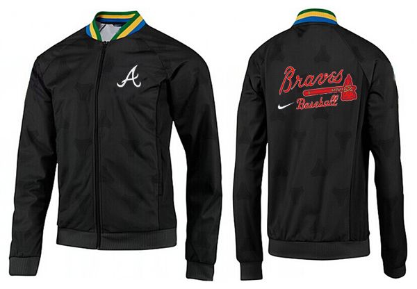 MLB Atlanta Braves All Black Color  Jacket