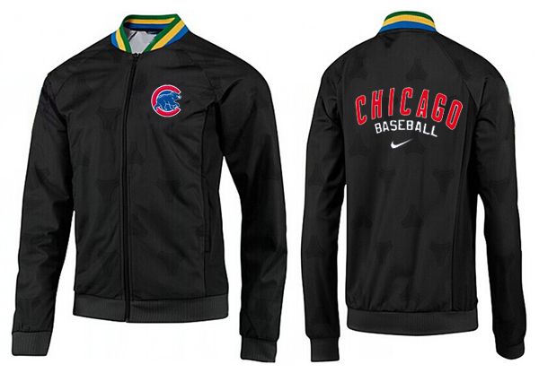 MLB Chicago Cubs Black Color Jacket