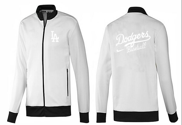 MLB Los Angeles Dodgers White Black Jacket