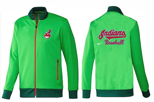 MLB Cleveland Indians Green Color Jacket