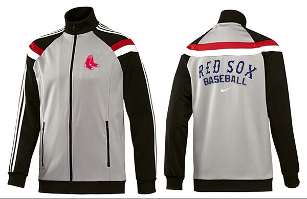 MLB Boston Red Sox Grey Black Jacket