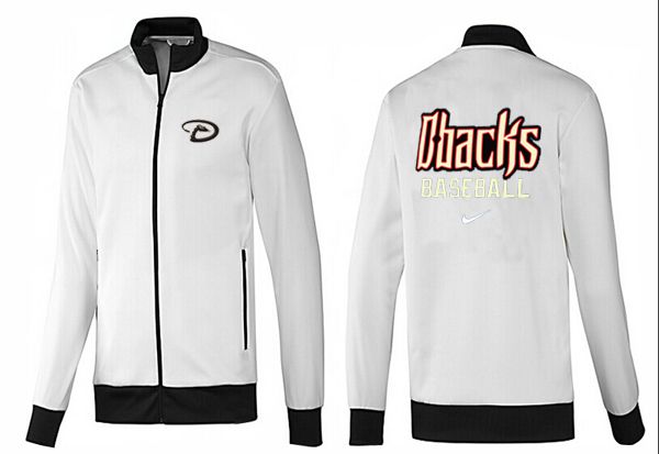 MLB Arizona Diamondbacks White Black Jacket