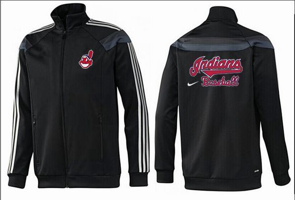 MLB Cleveland Indians All Black Color  Jacket