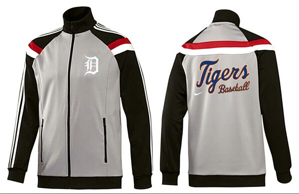 MLB Detroit Tigers Grey Black Jacket