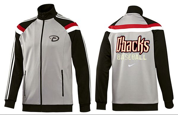 MLB Arizona Diamondbacks GREY Black Jacket