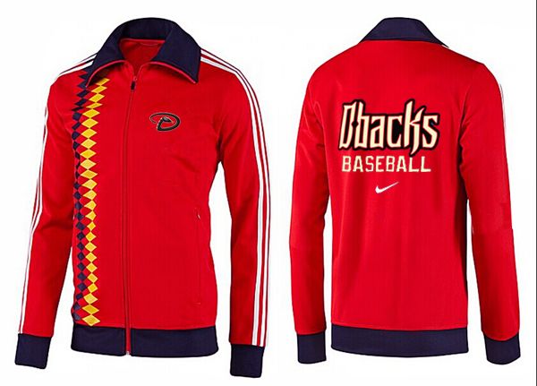MLB Arizona Diamondbacks Red Black Color  Jacket