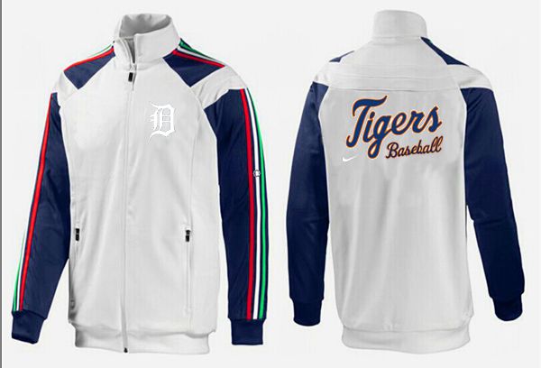 MLB Detroit Tigers White D.Blue Jacket