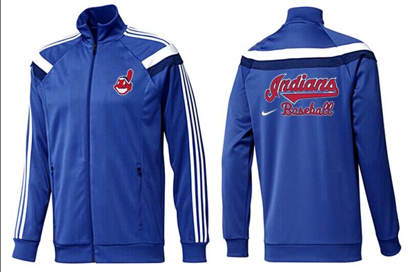 MLB Cleveland Indians All Blue Jacket 4
