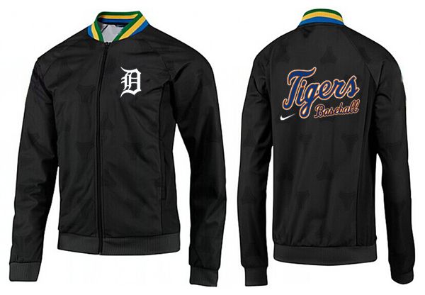MLB Detroit Tigers All Black Color Jacket