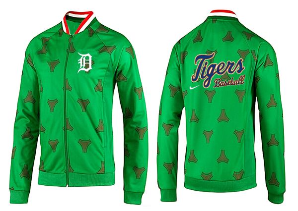 MLB Detroit Tigers All Green Jacket 1