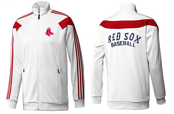 MLB Boston Red Sox White Red Color Jacket