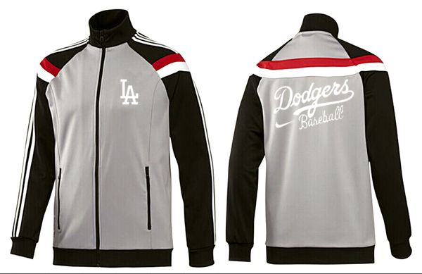 MLB Los Angeles Dodgers Grey Black  Jacket