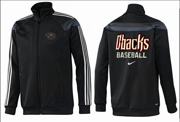MLB Arizona Diamondbacks All Black  Jacket
