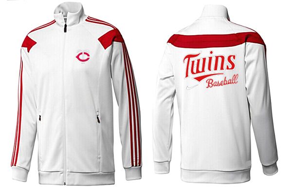 MLB Minnesota Twins White Red Color Jacket