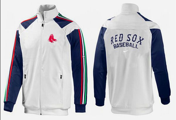MLB Boston Red Sox White Blue Jacket
