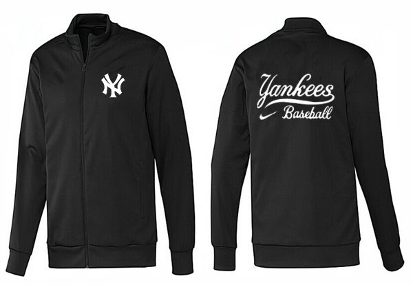 MLB New York Yankees All Black Color Jacket