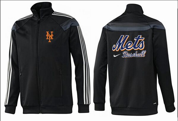 MLB New York Mets Black Color  Jacket