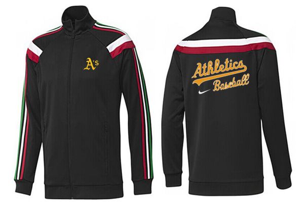 MLB Oakland Athletics Black Color  Jacket