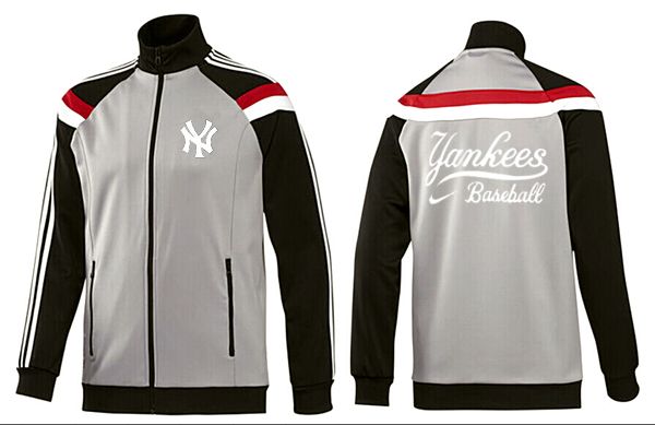 MLB New York Yankees Grey Black Jacket