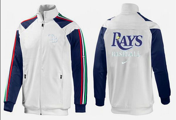 MLB Tampa Bay Rays White Blue Jacket