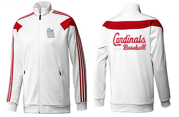 MLB St. Louis Cardinals White Red  Jacket