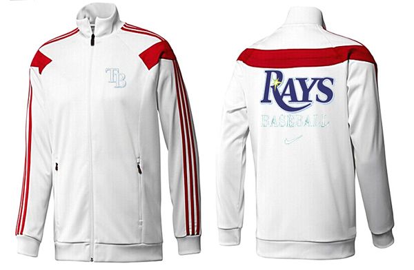 MLB Tampa Bay Rays White Red Jacket