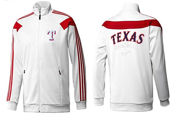 MLB Texas Rangers White Red Jacket