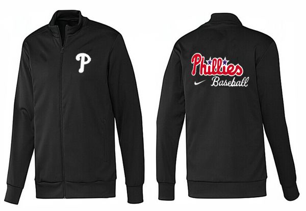 MLB Philadelphia Phillies Black Color Jacket
