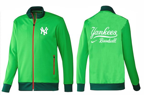 MLB New York Yankees All Green Color Jacket