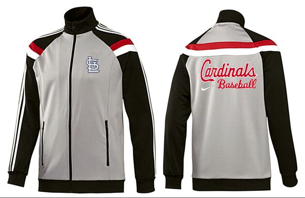 MLB St. Louis Cardinals Grey Black Jacket